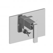 Newport Brass 5-2042BP/26 - Secant Balanced Pressure Tub & Shower Diverter Plate with Handle