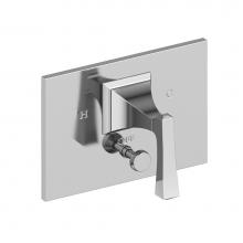 Newport Brass 5-2572BP/26 - Joffrey Balanced Pressure Tub & Shower Diverter Plate with Handle