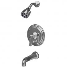 Newport Brass 3-1202BP/26 - Balanced Pressure Tub And Shower Trim Set