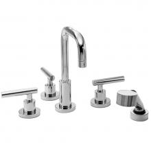 Newport Brass 3-1407L/65 - Roman Tub Faucet with Hand Shower