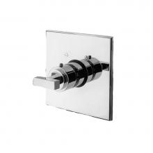 Newport Brass 3-2024TS/26 - Cube 2 3/4'' Square Thermostatic Trim Plate with Handle