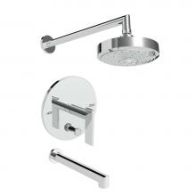 Newport Brass 3-2492BP/26 - Balanced Pressure Tub And Shower Trim Set