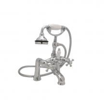 Huntington Brass S7760101 - S7760101 Plumbing Roman Tub Faucets With Hand Showers