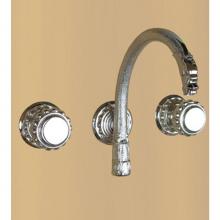 Herbeau 220747 - ''Pompadour'' Wall Mounted 3-Hole Set without Waste in French Weathered Brass