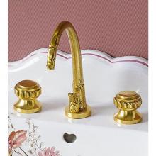 Herbeau 223247 - ''Pompadour'' Widespread Lavatory Set with 1 1/4'' pop-up drain asse