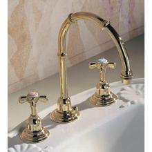 Herbeau 320247 - ''Royale'' High Arc Lavatory Set in French Weathered Brass