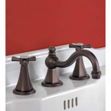 Herbeau 360270 - ''Monarque'' Widespread Lavatory Set in Weathered Brass