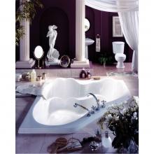 Neptune 220102-000-001-000 - Ariane 6060 Acrylic Corner Center Drain Bathtub in White