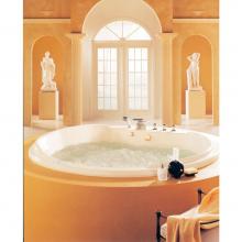 Neptune 15.11276.000030.12 - CLEOPATRA bathtub 76x76, Whirlpool, Bone