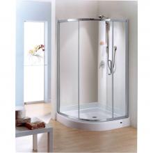 Neptune 220076-900-084-000 - Munich 40 x 40 x 71 in. 6 mm Sliding Shower Door for Corner Installation with Clear glass in Chrom