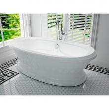 Neptune 220139-000-001-000 - Ulysse 7238 Acrylic Freestanding Center Drain Bathtub in White