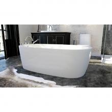 Neptune 220142-000-001-000 - Vapora F1 7236 Acrylic Freestanding End Drain Bathtub in White