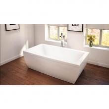 Neptune 220135-000-001-000 - Saphyr 7238 Acrylic Freestanding Center Drain Bathtub in White