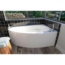 Neptune 17.15516.5000.26 - WIND bathtub 36x60 with Tiling Flange and Skirt, Right drain, Sandbar with Option(s)