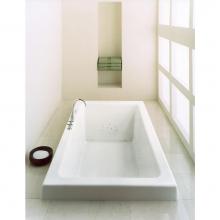 Neptune 15.16028.003122.12 - ZEN bathtub 36x72 with armrests and 3'' top lip, Mass-Air/Activ-Air, Bone