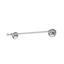 Rohl A1484CAPC - Rohl Country Bath 18'' Single Towel Bar Rail