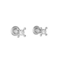 Rohl U.3751X-APC-2 - Perrin & Rowe Georgian Era Pair Of 1/2'' Concealed Wall Valves