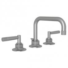 Rohl MB2009LMPW-2 - Rohl Michael Berman Graceline Deck Mounted Widespread Lavatory Faucet With Low Level Spout, Pop-Up