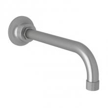 Rohl MB2045PW - Rohl Michael Berman Graceline Wall Mounted 8 7/8'' Reach Tub Filler Spout In Pewter