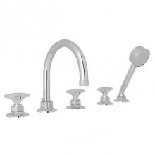 Rohl MB2050DMAPC - Mbg Dk 5-Hl Tub Fllr C-H P.Cr