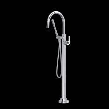 Rohl TLB06HF1LMAPC - Lombardia® Single Hole Floor Mount Tub Filler Trim