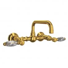 Rohl A1423LCULB-2 - Acqui® Wall Mount Bridge Lavatory Faucet With U-Spout