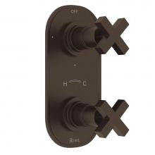 Rohl A4264XMTCB - Lombardia® 1/2'' Thermostatic Trim with Diverter