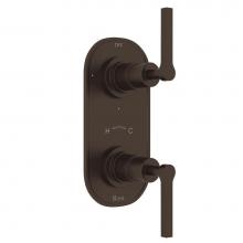 Rohl A4264LMTCB - Lombardia® 1/2'' Thermostatic Trim with Diverter