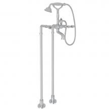 Rohl AKIT1401NLCAPC - Floor Mount Tub Filler