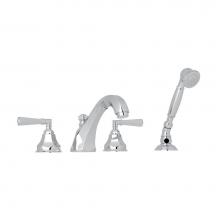 Rohl A1904LMAPC - Palladian® 4-Hole Deck Mount Tub Filler