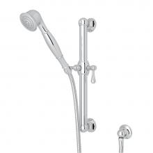 Rohl 1282APC - Handshower Set With 24'' Grab Bar and Single Function Handshower