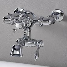 Sign Of The Crab P1133C - Thermostatic Tub Faucets Chrome Thermostatic Wall Mount Faucet-Tub Filler