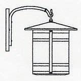 Arroyo Craftsman BB-11LRM-N - 11" berkeley long body wall mount