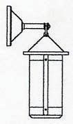 Arroyo Craftsman BB-7LOF-VP - 7" berkeley long body wall mount