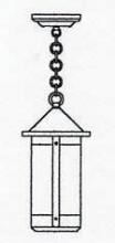 Arroyo Craftsman BH-7LCS-BK - 7" berkeley long body pendant