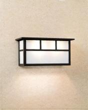 Arroyo Craftsman HS-14SDTOF-S - 14" huntington short body sconce with double t-bar overlay