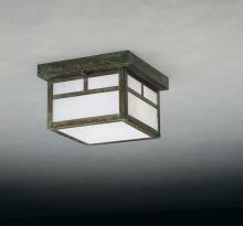 Arroyo Craftsman MCM-8EGW-BZ - 8" mission flush ceiling mount without overlay (empty)