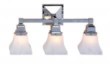 Arroyo Craftsman RS-3-P - ruskin 3 light sconce