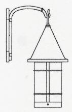 Arroyo Craftsman VB-11M-P - 11" valencia wall mount