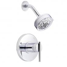 Gerber Plumbing D511558TC - Parma 1H Shower Only Trim Kit & Treysta Cartridge w/ 5 Function Showerhead 1.75gpm Chrome