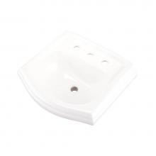 Gerber Plumbing G0012569 - Allerton Petite Ped Top 21.5''X18.75'' 8''Cc White