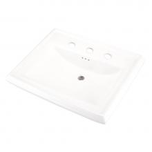 Gerber Plumbing G0012589 - Logan Square Standard Ped Lav 27.38''x21.25'' 8''CC White