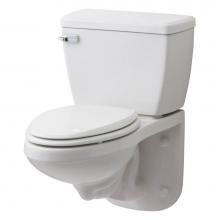 Gerber Plumbing G0020370 - Ultra Flush 1.6gpf Wall Hung EL Combo: GHE21370 Bowl w/ G0028370 Tank White