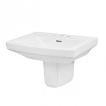 Gerber Plumbing G0023515 - Hinsdale Wall Hung Lav Combo: G0013505 Lav w/ G0029838 Shroud White