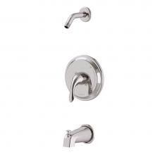 Gerber Plumbing G00G9153LSBNTC - Viper 1H Tub & Shower Trim Kit & Treysta Cartridge w/Diverter on Spout Less Showerhead Bru