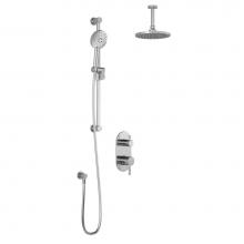 Kalia BF1820-110-001 - PRECISO™ TD2 (Valve Not Included)  AQUATONIK™ T/P with Diverter Shower System with Vertical Ce