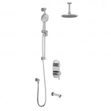 Kalia BF1826-110-001 - PRECISO™ TG3 (Valve Not Included)  Water Efficient AQUATONIK™ T/P with Diverter Shower System