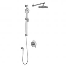 Kalia BF1828-110 - PRECISO™ TCD1 (Valve Not Included)  AQUATONIK™ T/P Coaxial Shower System with Wallarm Chrome