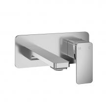 Kalia BF1984-110 - KAREO™ Wallmount Lavatory Faucet With Push Drain with Overflow Chrome