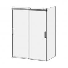 Kalia DR1413-110-003-001 - AKCESS™ PLUS 2-Panel Sliding Bathtub Door 60''x60'' Reversible Chrome Clear